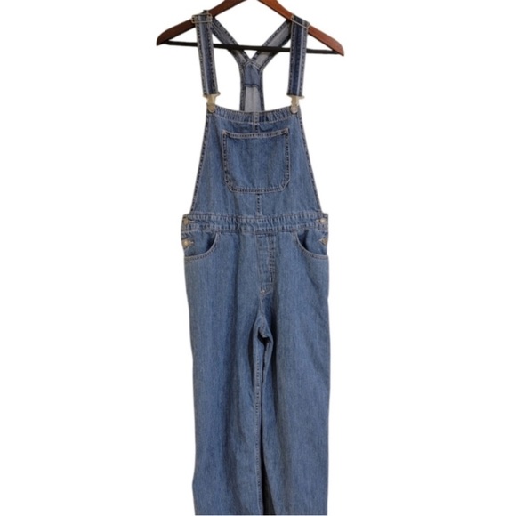 Hollister High-Rise Vintage Overalls 100% Cotton Small - Picture 2 of 5